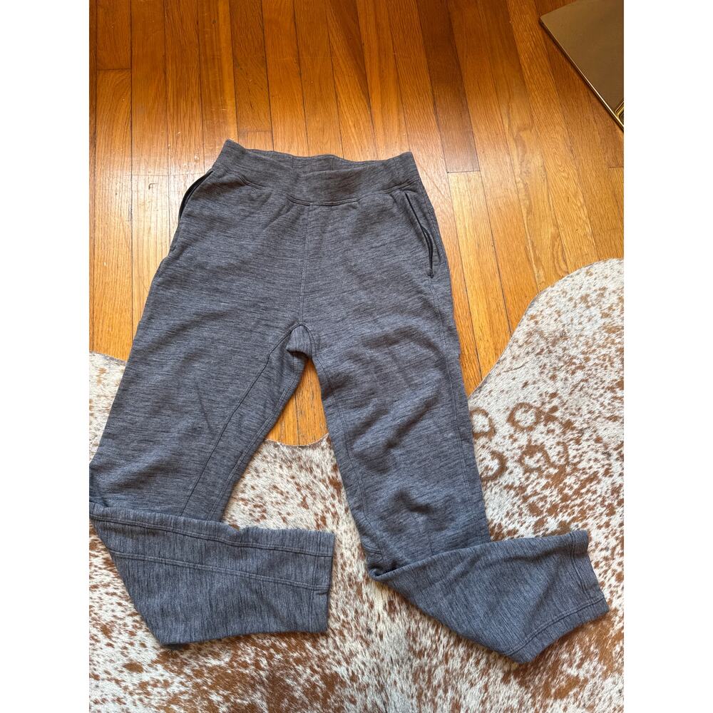 Lululemon Free To Roam Jogger 30" Heathered Core Dark Grey Size 4  French Terry